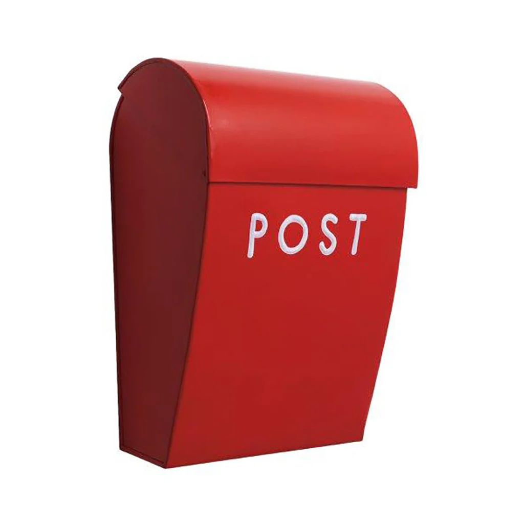 Rød - Stor Postkasse - Dorothea.no